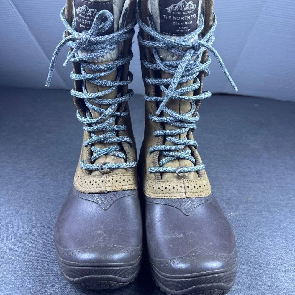 The North Face Women's Winter Snow Boots Insulated‎ Waterproof Cozy Tan Size 7